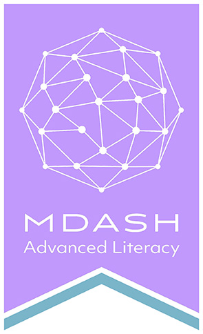 公式ロゴマーク 1(英語)「MDASH Advanced Literacy」