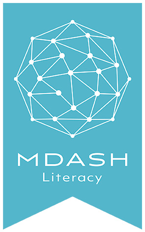 公式ロゴマーク 1(英語)「MDASH Literacy」